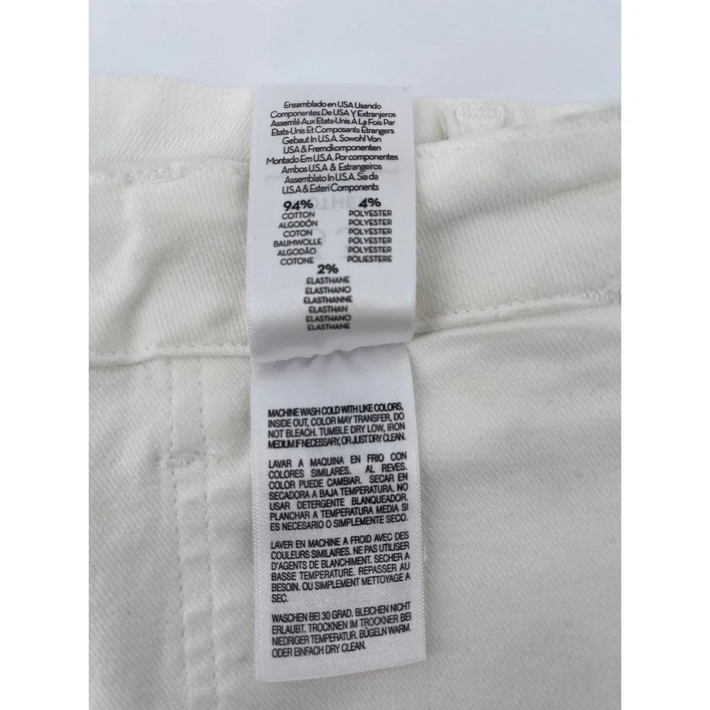 MOTHER Patch Pocket Private Ankle Fray Jeans in Fairest of Them All Size 33 - Picture 10 of 11